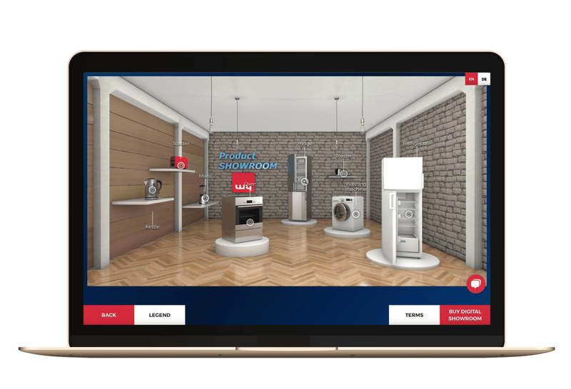 Showroom product exhibition