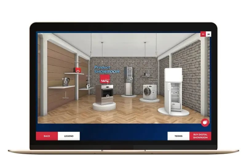Virtuellen digitalen Showroom - product exhibition