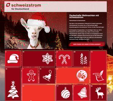 schweizstrom Adventskalender