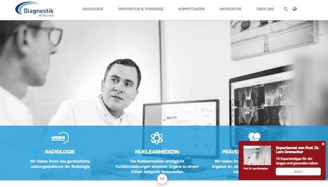 diagnostik münchen web relaunch w4