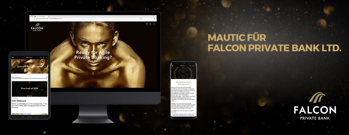 Falcon Private Bank Ltd. - W4 war verantwortlich für die Umsetzung von Mautic, selbstverständlich angepasst an die besonderen Bedürfnisse der Falcon Private Bank.