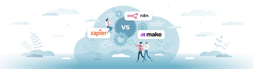 Make vs. Zapier vs. N8n – Ein detaillierter Vergleich für Unternehmen