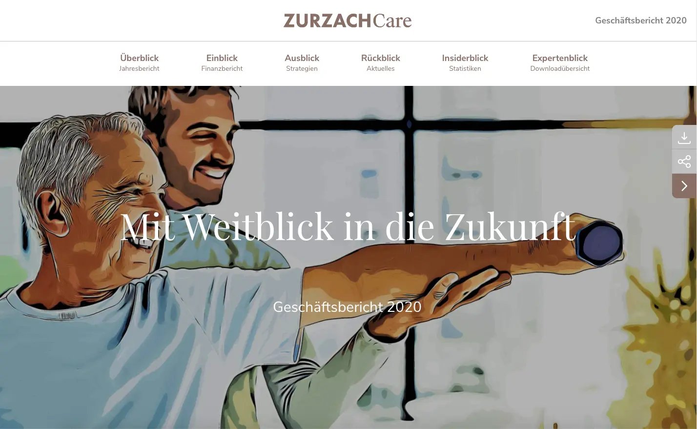 NEW ZURZACH CARE ANNUAL REPORT CREATED IN BEST TIME