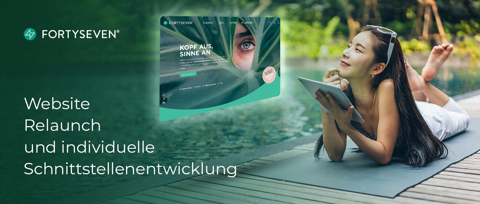 Website Relaunch und Schnittstellenentwicklung für Fortyseven