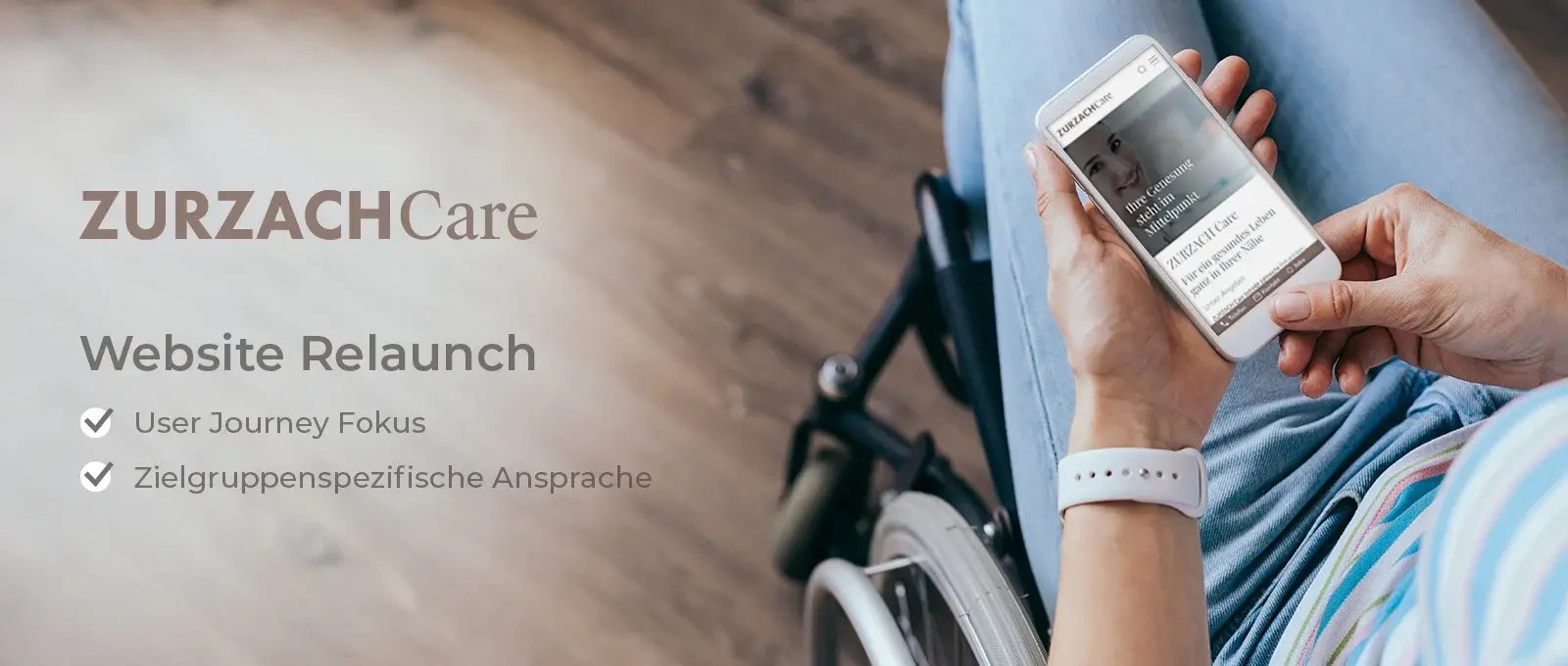 Website Relaunch von ZURZACH Care