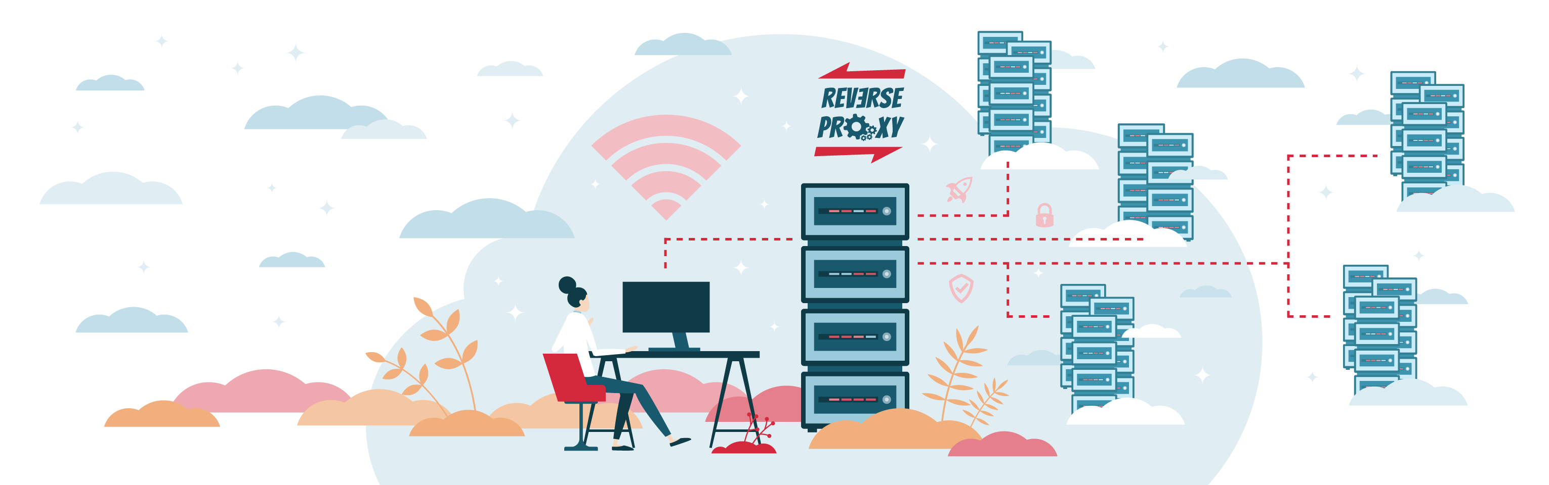 การใช้ Reverse Proxy ในการเปลี่ยนเส้นทาง