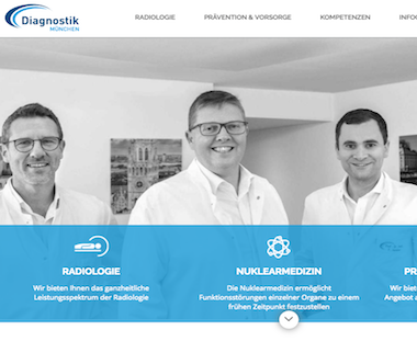 Website-Relaunch Diagnostik München